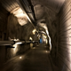 A passageway through the granite mountain.